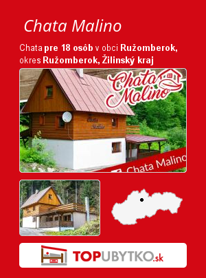 Chata Malino - TopUbytko.sk