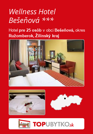 Wellness Hotel Beeov *** - TopUbytko.sk