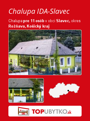Chalupa IDA-Slavec - TopUbytko.sk