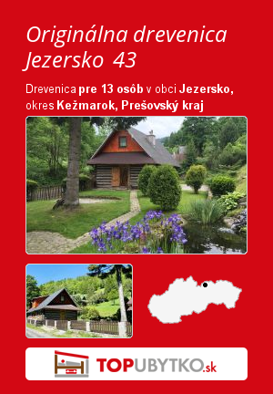Originlna drevenica Jezersko 43 - TopUbytko.sk